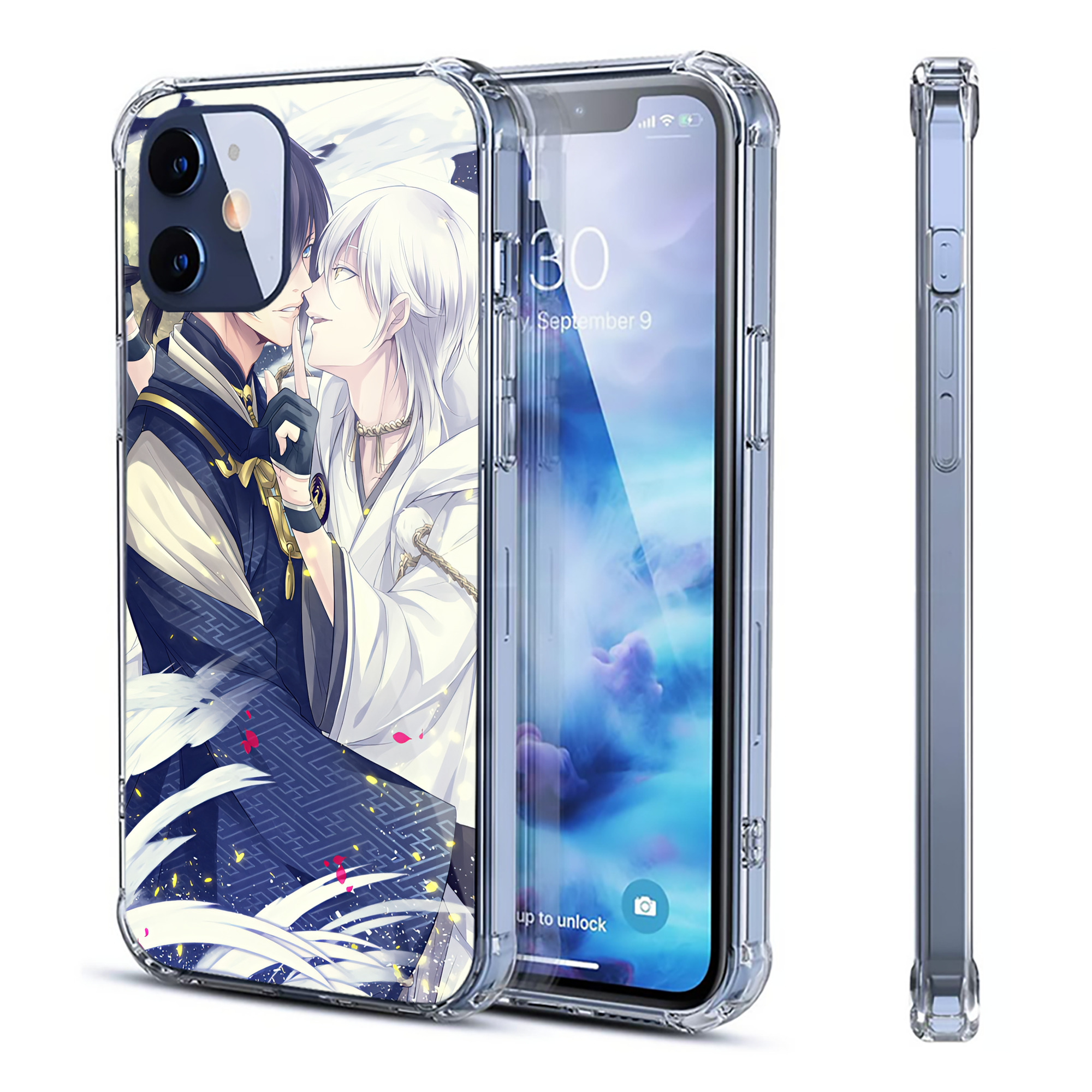 （画像用） 刀剣乱舞 Touken Ranbu 【iPhone 12シリーズ対応】透明スマホケース（クリアソフトケース）